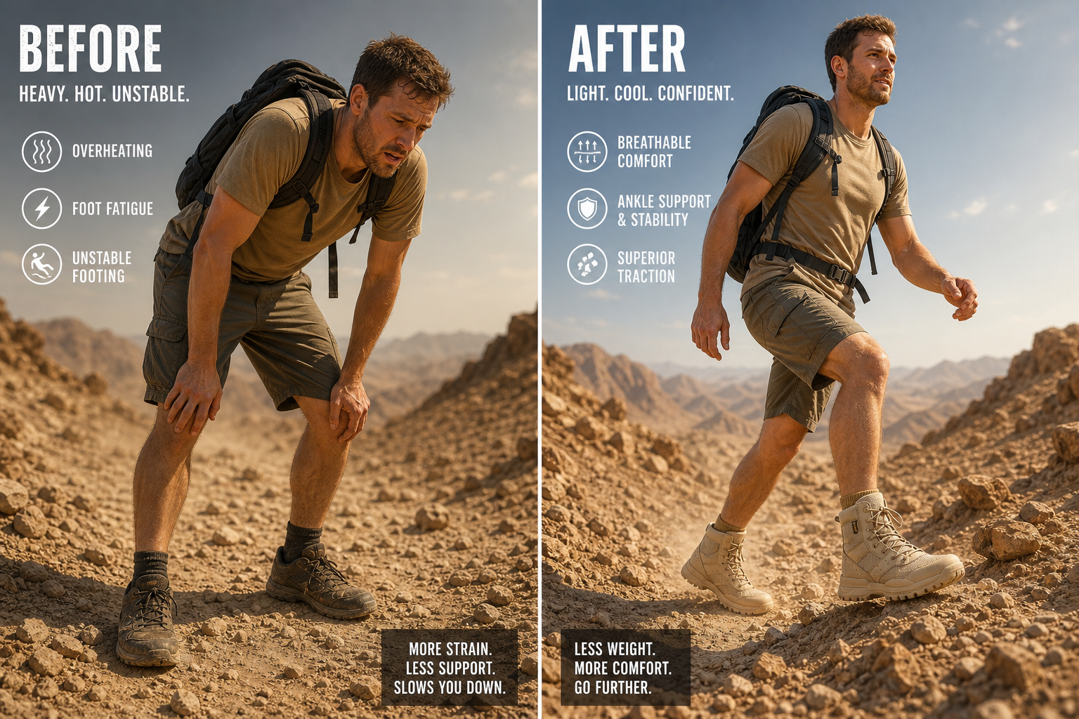 Lightweight Desert Hiking Boots